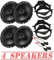 JBL Stage1621 2 way 6.5" Speakers for CAR Truck Front & Rear Door W/ install Kit