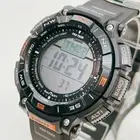 Casio Pro Trek PRG-340-1JF Black Tough Solar Compass Outdoor Digital From Japan