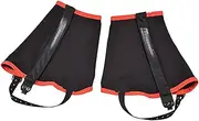 [ARrase] Leg Gaiters,Outdoor Gaiter,Waterproof Adjustable Size Leg Gaiters,Short Outdoor Sports Gaiter,Cycling Leggings for Men and Women (1 Pair)