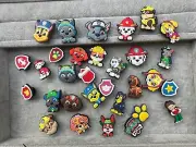 31pcs Paw Patrol-characters Shoe Charms for Jibbitz for Crocs Chase Marsh Skye