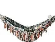 CulineformX Double Hammock, Bohemian with Tassels, Suitable for Backyard, Porch, Outdoor and Indoor Use