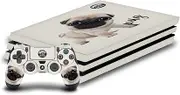 Official Animal Club International Pug Faces Vinyl Sticker Gaming Skin Decal Cover Compatible with Sony PlayStation 4 PS4 Pro Console and DualShock 4 Controller