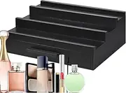 Perfume Rack Organizer - Perfume Stand, Perfume Rack | Multi Tier Perfume Organizer Stand, Space Saving Acrylic Display Shelf Stylish Storage Rack Compact Design for Vanity, Bathroom or Dresser Use