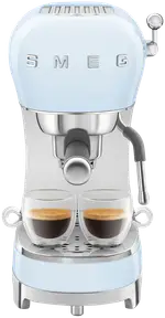 Smeg 50's Style Espresso Coffee Machine Pastel Blue