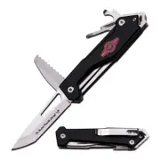 Busted Knuckle Garage 7.5 Inch Fixed Blade Folding Knife Multi-tools #bkg-mk002