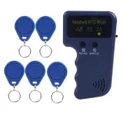 Handheld 125KHz RFID ID Card Writer Reader for Access Control with 5 Labels6244