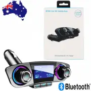 FM Transmitter Bluetooth EDR Technology LED MP3 Player Adapter Charger Handsfree