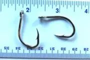 100 Mustad 92677 nickel live bait hooks size 5/0