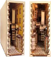 Fantasy-Themed 3D Book Nook Kit with LED Lighting - Perfect Gift for Creatives