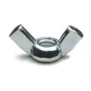 Wing Nut Zinc Plated Steel Nuts - 5/16"-18 UNC Coarse Thread - QTY 50