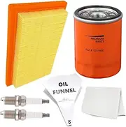 6485 Maintenance Kit for 20kW - 22kW Air-Cooled Standby Generators from 2013 or Later 999cc Engine with 0J8478S Air Filter 070185E Oil Filter Paper Funnel Oil Wipe