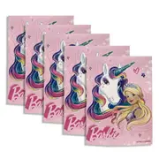 5x Barbie 64-Page Scrapbook Kids/Children Art Writing/Drawing Blank Notebook