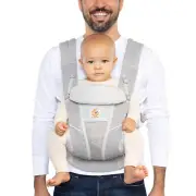 Ergobaby Omni Breeze, Breathable Mesh Baby Carrier, Lumbar Support (7-45 Lb)