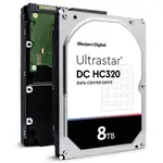 WD/HGST 8TB ULTRASTAR DC HC320企業硬碟 【HUS728T8TALE6L4】 5年保