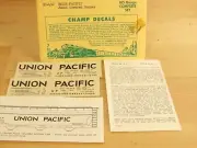 Champ Decals HO HC-492 Union Pacific Jumbo Covered Hopper