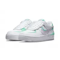 在飛比找PChome24h購物優惠-Nike Air Force 1 Shadow 白紫綠 休閒