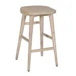 [James Lane] Ace Counter Stool Mango Wood White Wash