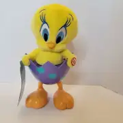 Hallmark Tip N Fall Tweety Bird Sound Motion Looney Tunes Easter Plush Egg 2014