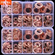 Copper Washer Gasket Nut and Bolt Set Cap Screws Bolt Assortment Bolts Metric