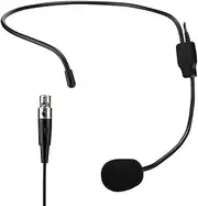 Generic Wireless Microphone Headset, Microphone Headset Microphone Support Voice Amplifier Mini Mic for Speakers, Voice Amplifier, Pa System