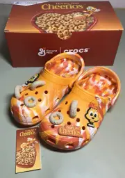 Crocs X Honey Nut Cheerios Clog Shoe Orange - Size J4 4J- Kid Child