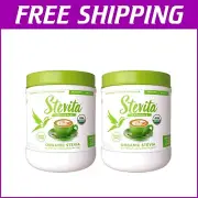 USDA Organic 16 oz Stevia & Erythritol Sweetener - Non-GMO & Gluten-Free, 2-Pack