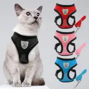 Cat Walking Harness&Lead Leash Comfort Small Pet Puppy Dog Adjustable Mesh Vest