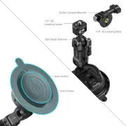 SmallRig Portable Suction Cup Mount Support Kit for Action Cameras/Mobile Phones SC-1K