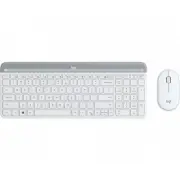 Logitech MK470 White Slim Wireless Keyboard Mouse Combo Nano Receiver Plug&Pl AU