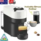Breville Coffee Machine Nespresso Vertuo Pop & Aeroccino3 Milk Frother New WHITE