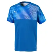 Puma Cup V Neck Short Sleeve Soccer Jersey Youth Boys Blue 703774-02
