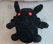 MothMan Amigurumi PLUSH 12" HAND MADE !