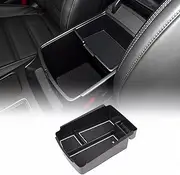 Center Console Armrest Storage Box Organizers Phone Tray Accessories for Kia Sorento 2016 2017 2018 2019 2020 Armrest Storage Box Secondary Insert Tray Coin Container Black Made of ABS (Armrest)