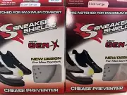2 Sneaker Shield Men's Gen-X Universal Sneaker Crease Protection CF6 White LARGE