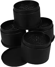 WHAMVOX Adjustable Bed Foot Pads 4 Piece Furniture Risers for Couches Tables and Sofas Non-Slip