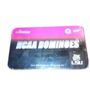 NCAA LSU Tigers Domino Set Games Louisiana State Logo College Tin Gift Tailgate