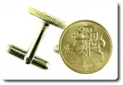 Cufflinks Coin Authentic ""Lithuania