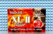 MAXELL XL II 120 VS. II TYPE II BLANK CASSETTE TAPE (1) (SEALED)