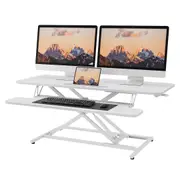 91cm Height Adjustable Standing Desk Converter Ergonomic Desk Riser AU