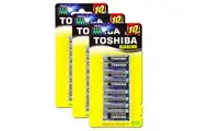 30pc Toshiba Alkaline AAA Battery 1.5V Leakage Resistant No Mercury Cadmium LR03
