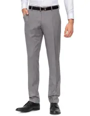 [Gibson] Slim Fit Grey Caper Trouser FGE645