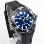 CITIZEN NY0075-12L 星辰錶 44MM 機械錶 鈦金屬 藍色面盤 潛水錶 黑鋼 男錶女錶