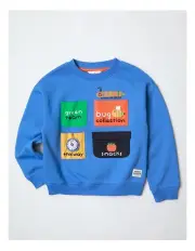 [Jack & Milly] Leo Multi Pocket Sweat Top in Blue
