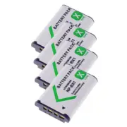 4pcs Battery for Sony NP-BX1 RX100 III IV V VI VII H400 HX90V HX400V 65144