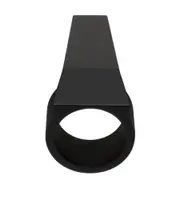 Trunk geometric ring 52,54 Black