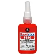 Rapidstick 8680 50ml Retaining Compound High Strength Green Contaminated Surface
