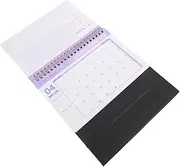 DOITOOL Flipped Desk Calendar Freestanding Standing Calendar for Daily Use Stylish Desktop Decoration for Home Office Classroom Planning