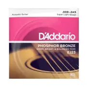 D'Addario EJ23 Phosphor Bronze Acoustic Guitar Strings