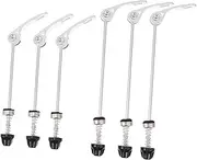 Mountain Bikes Aluminum Quick Release Lever 3 Pairs Skewers for Bike Wheel Hub