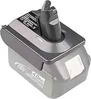 V6 V7 V8 Adapter for Makita 18V Lithium-ion Battery Converter for Dyson V6, V7 and V8 Vacuum Cleaners, Compatible with Dyson SV11, SV37 and SV10, SV25 Vacuums